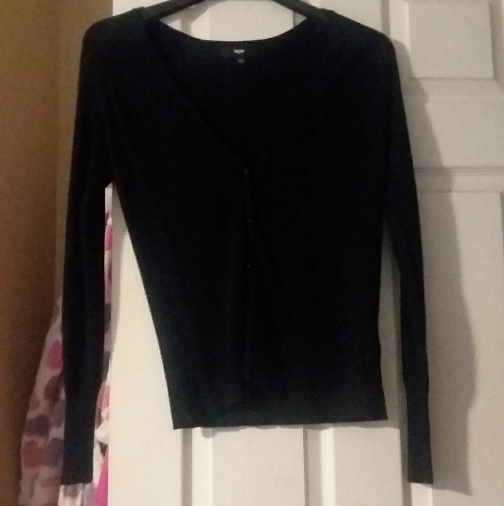 Black cardigan